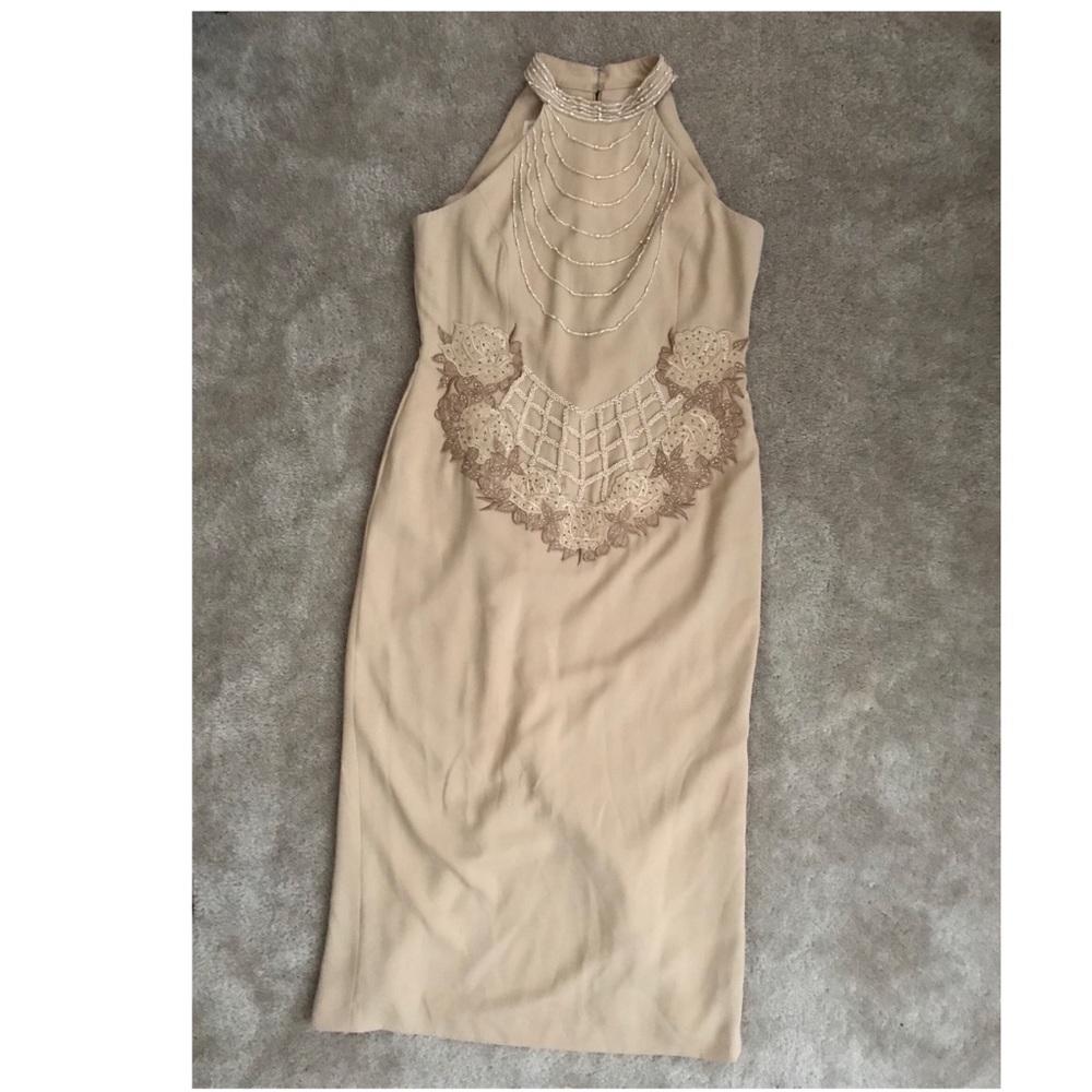 Beige gown